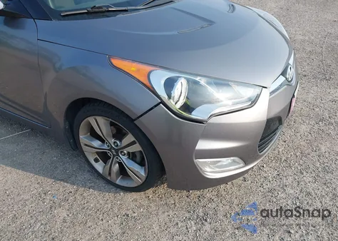 2012 Hyundai Veloster Base W/Black из США, поврежденный, VIN KMHTC6AD1CU081754